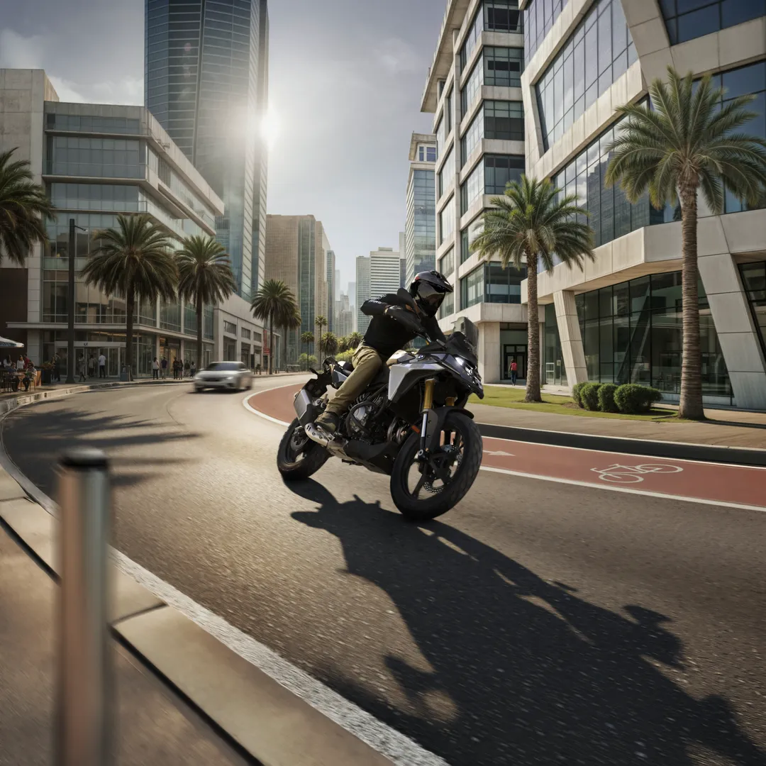 f 450 gs şehir ormanında